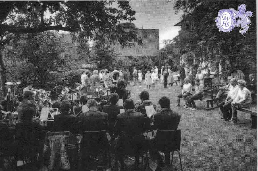 22-222 Wigston Band, Church Garden Party, All Saints Vicarage Wigston Magna