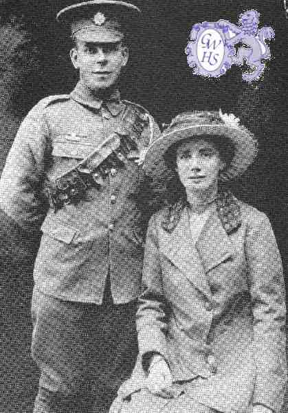 22-341 Les Forryan and his wife Maggie 1919 Wigston Magna