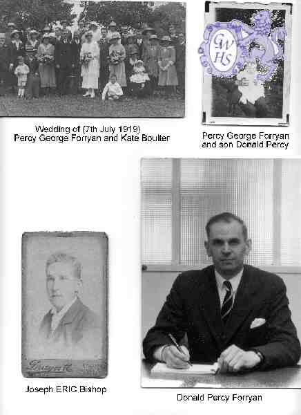 22-377 Forryan family members from Wigston 1928 - 1963