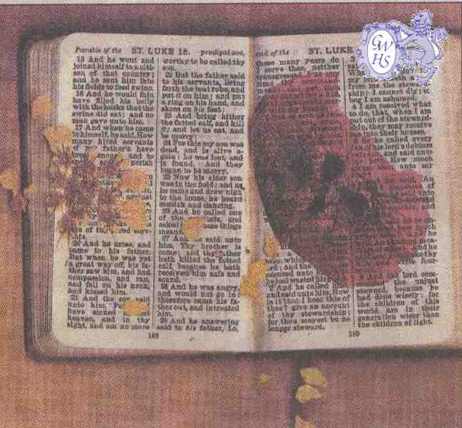 22-520 Les Forryans WW1 Testament 1914 containing original Flanders Poppy