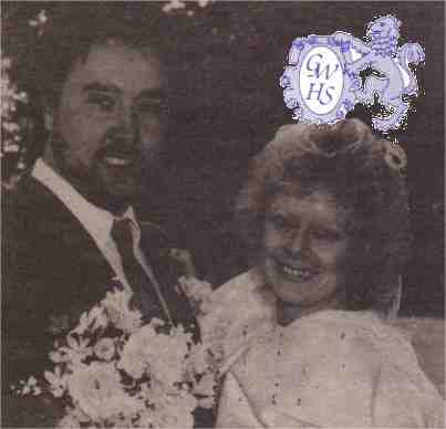 22-549 Marrage of Wendy Sharman to Raymond Nutter at All Saint's Wigston 1990