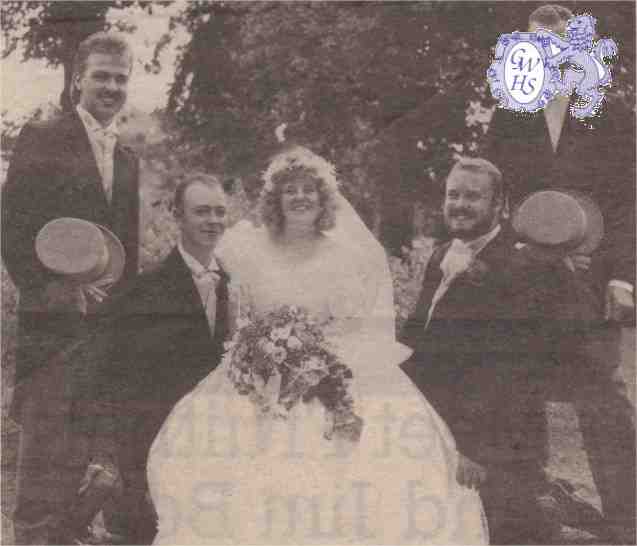 22-574 Wedding of Tracey Williams to Abdrew Johnson All Saints Oct 1990