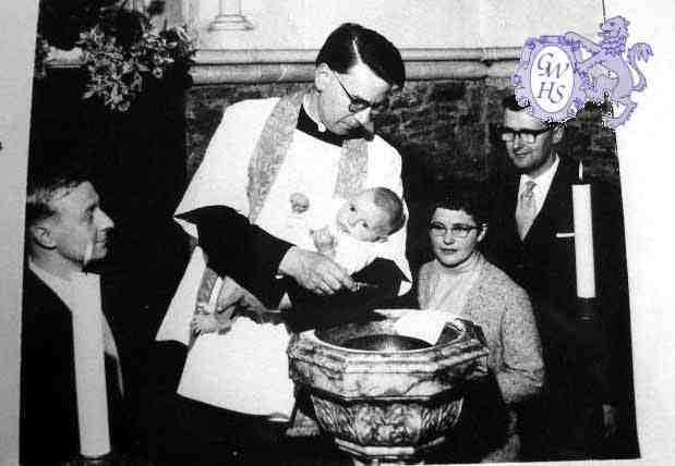 5-20 Rev Basil Davis at Christening