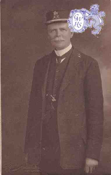 7-187 Mr John James Wood Grundy Wigston Magna Station Master c 1925