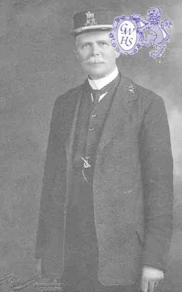 7-187a Mr John James Wood Grundy Wigston Magna Station Master c 1925