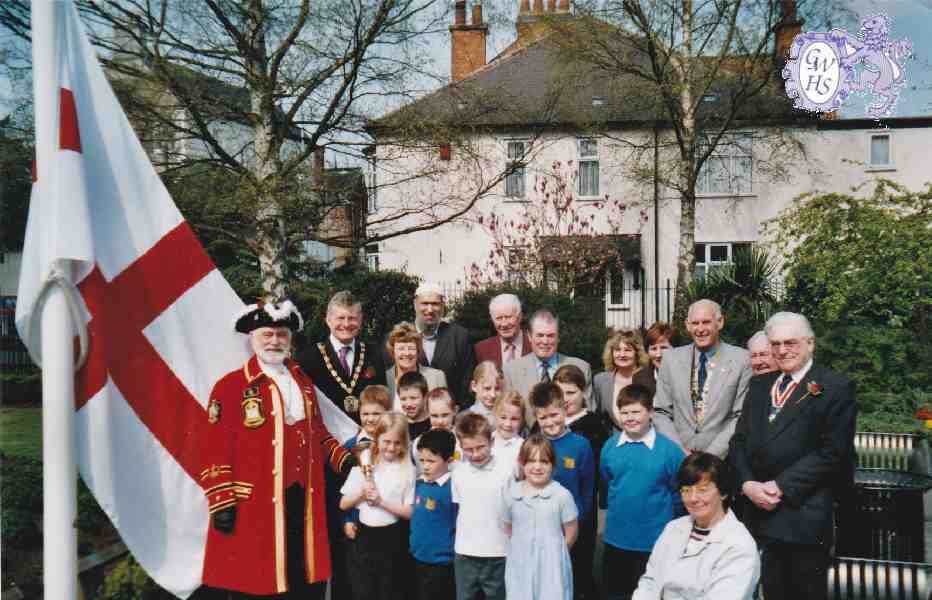 9-144 New Flag for Wigston Magna 2004