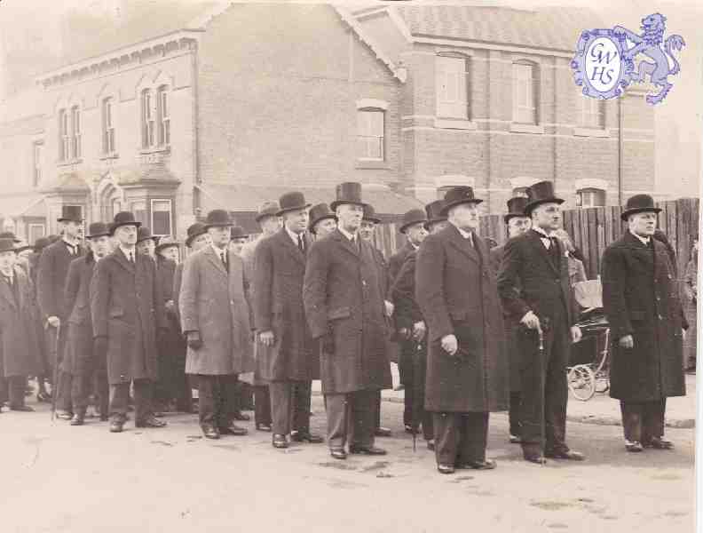 9-177 Civic Parade outside old Council Offices Wigston Magna 1938