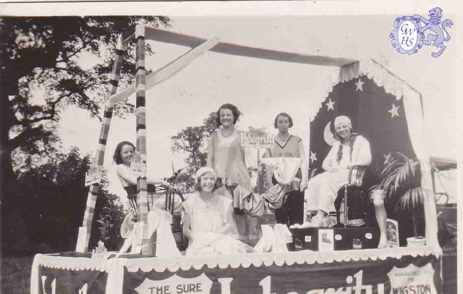 9-63 Integrity Parade Float Wigston Magna 1920's