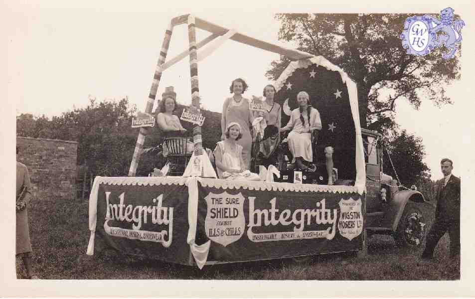 9-65 Integrity Parade Float Wigston Magna 1920's
