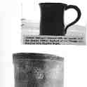 19-001 Joseph Potter Pewter tankard - landlord of the Plough Inn Newgate End Wigston Magna