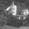 22-398 Mr Burnett of Sutton Elms making his milk deliveries 1930's