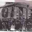 6-74 Hollands Fair Wigston Magna - Van which formed part of cinema screen pre war