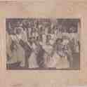 9-172 Empire Day circa 1916 Margaret Lucas nee Forryan secong from left back row Wigston Magna