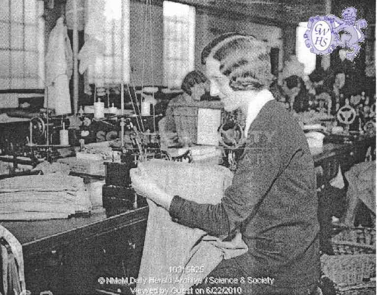 23-771 Sewing garments at Two Steeples factory 18 April 1931 by Harold Tomlin