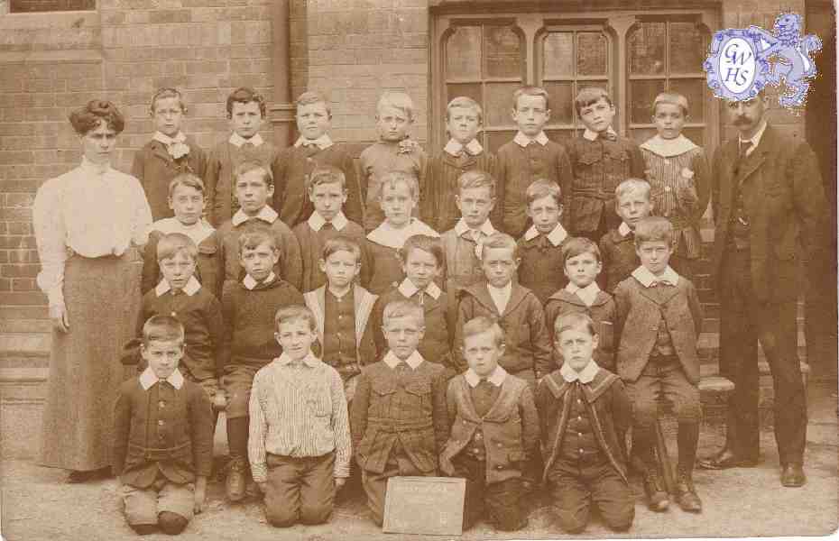 25-091 Wigston Church of England School Boys Class II 1908 Wigston Magna
