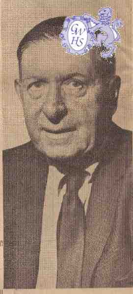 25-117 Bert Brewin of Central Avenue Wigston Magna  1968