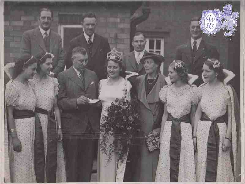 26-054 Carnival Queens presentation day 1938 Central Ave Wigston Magna