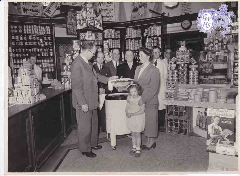 30-464 Launch of new Washing machine at Co-operative store in Wigston in early 1950's