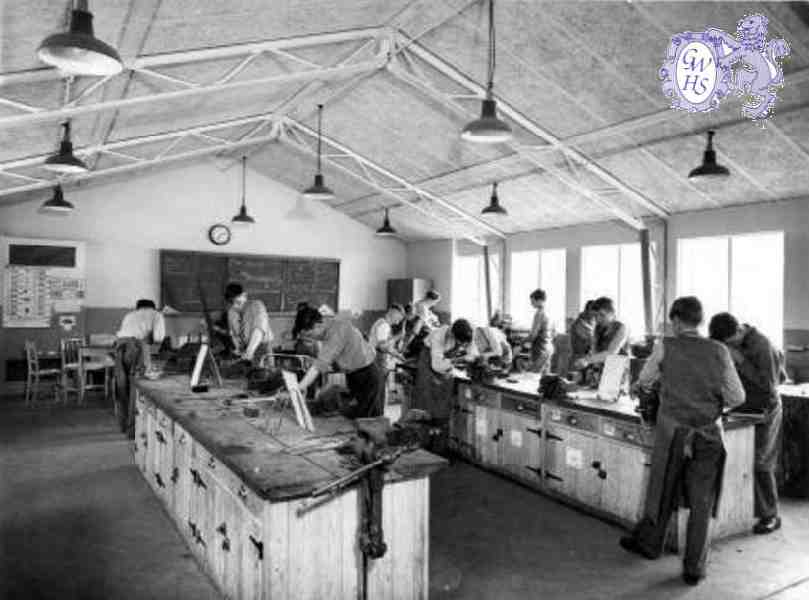 30-502 Abington School woodwork class Station Road Wigston Magna