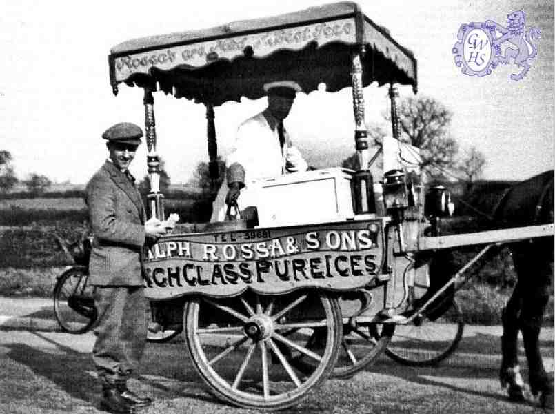 30-535 Rossa & Sons ice crean van Wigston Magna