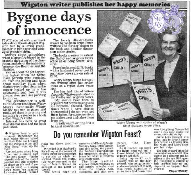 30-966 Wigston Feast newspaper article