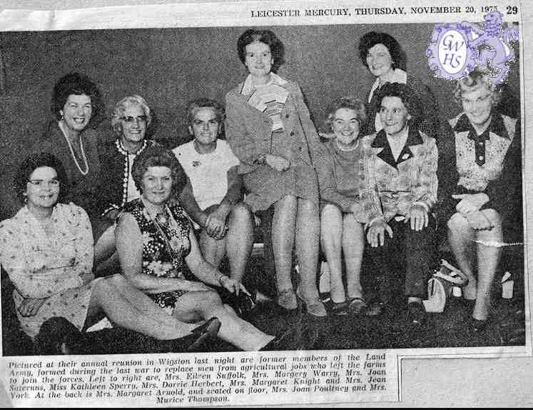 31-102 Land Army girls reunion in Wigston 1975