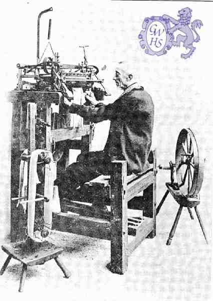 31-269 Typical Knitting Frame used in homes circa 1830