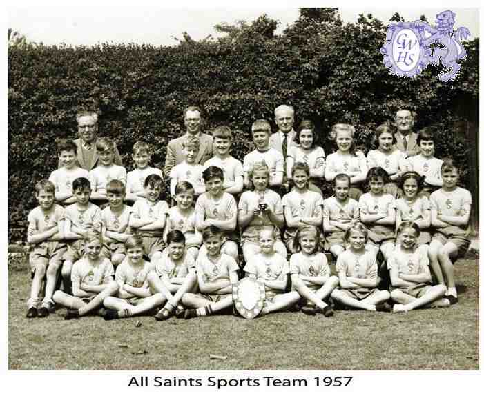 32-257 All Saints Sports Tean 1957 Wigston Magna