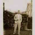 23-617 Douglas Hart in the garden of the Queen's Head, possibly late 1930's-early 40's 23-617 Douglas Hart in the garden of the Queen's Head, possibly late 1930's-early 40's
