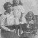 23-755 Robert Carr's wife Lilian and daughters Dora -sitting- and Ena 16 Leicester Road Wigston Magna 23-755 Robert Carr's wife Lilian and daughters Dora -sitting- and Ena 16 Leicester Road Wigston Magna