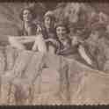 25-014 1st Wigston Guides Ruth Sibson Lilly Webb & Dorothy Thornton in Woolacombe 1933 25-014 1st Wigston Guides Ruth Sibson Lilly Webb & Dorothy Thornton in Woolacombe 1933