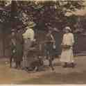 25-048 Alexander Rose Day Bushloe End with the Co-op farm wall in the back ground Wigston Magna c 1920 25-048 Alexander Rose Day Bushloe End with the Co-op farm wall in the back ground Wigston Magna c 1920