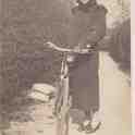 25-080 Mabel Henshaw in Long Lane outside the Wigston Laundry circa 1935 25-080 Mabel Henshaw in Long Lane outside the Wigston Laundry circa 1935