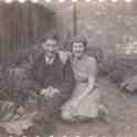 29-163 Ernie Woolley and his wife. He was the grave digger Wigston Magna 29-163 Ernie Woolley and his wife. He was the grave digger Wigston Magna