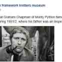 30-268 Graham Chapman of Mony Python fames live in Wigston in 1951-2 at the old Police Station 30-268 Graham Chapman of Mony Python fames live in Wigston in 1951-2 at the old Police Station