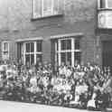 30-398 Staff and Employees at Broughton's Hosiery Bull Head Street Wigston Magna 1928 30-398 Staff and Employees at Broughton's Hosiery Bull Head Street Wigston Magna 1928