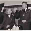 30-471 George Broughton left and Duncan Lucas at the Wigston Co-operative Society 30-471 George Broughton left and Duncan Lucas at the Wigston Co-operative Society