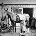 30-568 Arthur Fox blacksmith Bull Head Street Wigston Magna c1901. 30-568 Arthur Fox blacksmith Bull Head Street Wigston Magna c1901.
