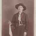 30-608 1st Wigston Guides Elizabeth Bolton with samaphore flag 30-608 1st Wigston Guides Elizabeth Bolton with samaphore flag