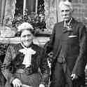 30-806 Isaac and Mary Herbert outside their house in Burgess Street Wigston Magna circa 1880 30-806 Isaac and Mary Herbert outside their house in Burgess Street Wigston Magna circa 1880