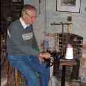 30-828 Peter Clowes working a Griswold knitting machine at the FWK Museum Wigston Magna 30-828 Peter Clowes working a Griswold knitting machine at the FWK Museum Wigston Magna