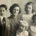 31-236 Pauline Allen with foster children Trevor, Hazel and Susan 31-236 Pauline Allen with foster children Trevor, Hazel and Susan