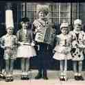 32-130 Fancy Dress at Wigston Fields circa 1946 with children and adults competing #1 32-130 Fancy Dress at Wigston Fields circa 1946 with children and adults competing #1