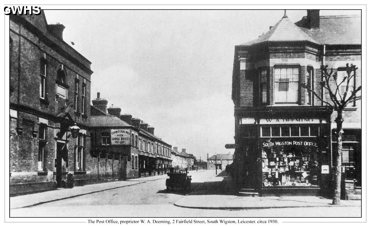 29-244 W A Deeming South Wigston Post Office 2 Fairfield Street c 1930