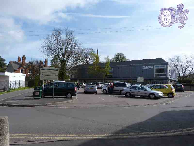 19-280 Wigston Library rear view from Frederick Street  Wigston Magna April 2012
