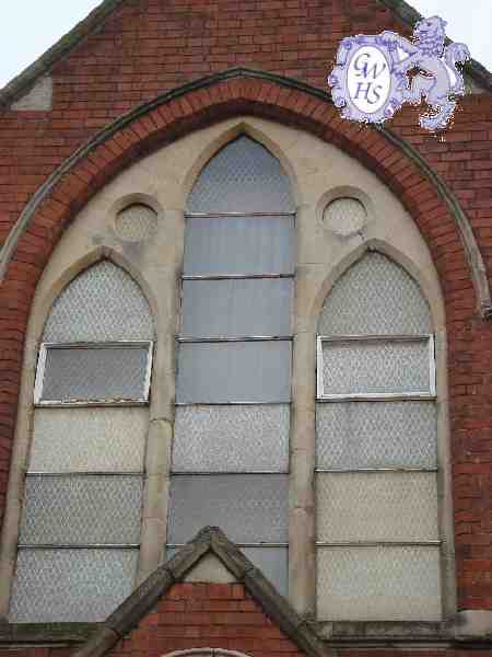 23-282 Window of the Former Methodist Church and School Rooms Frederick Street Wigston Magna Apr 2013