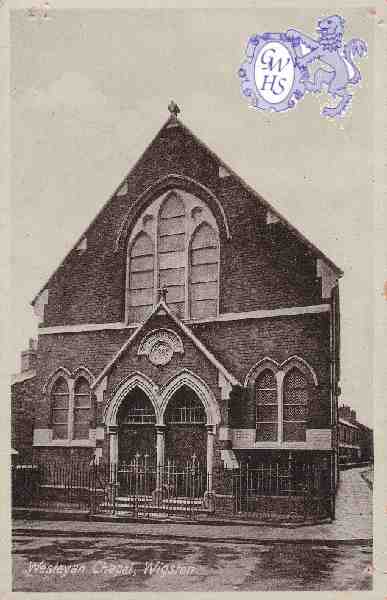 8-129 Wesleyan Chapel Frederick Street Wigston Magna 1920's