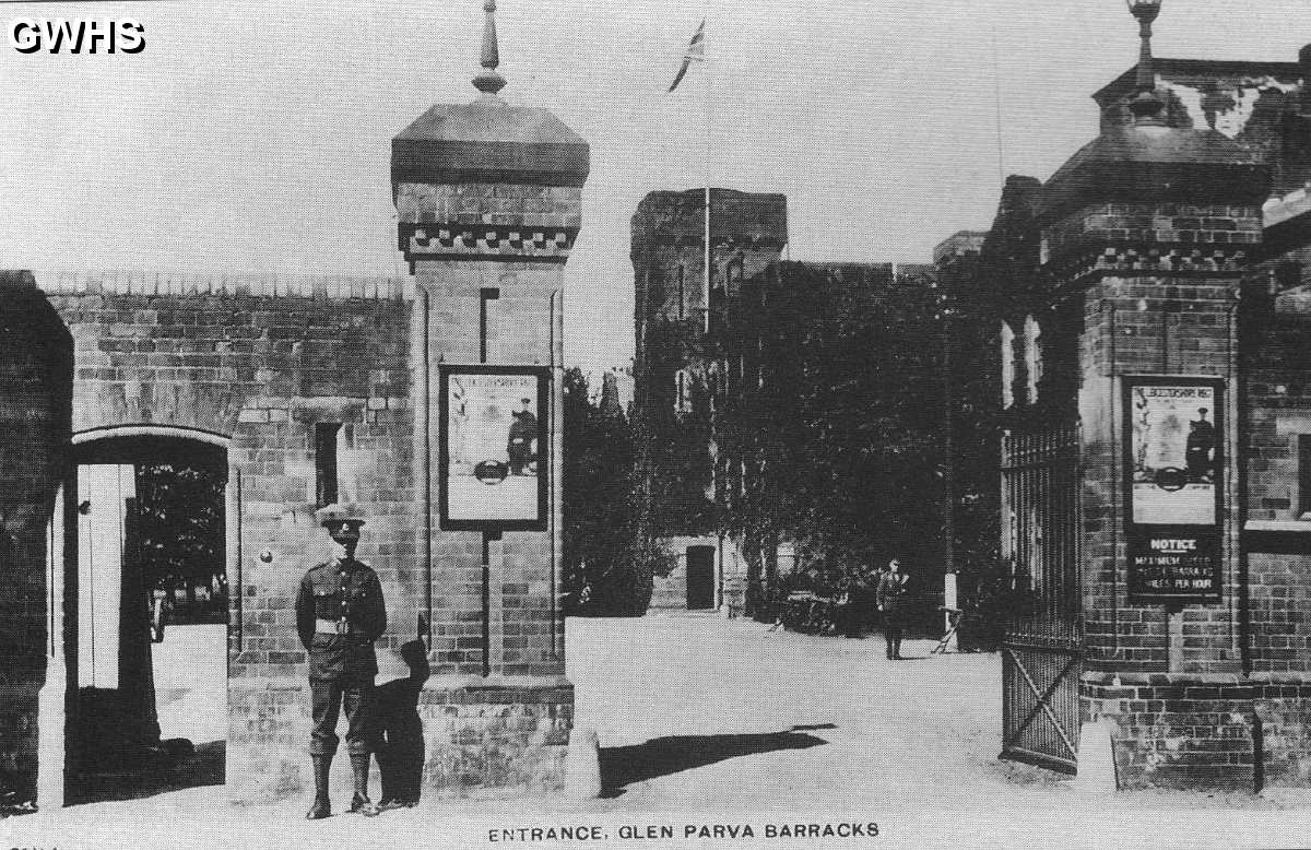 22-150 Glen Parva Barracks main gate circa 1935