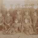3-31 Two Steeples lads at Glen Parva Barracks on enlistment day