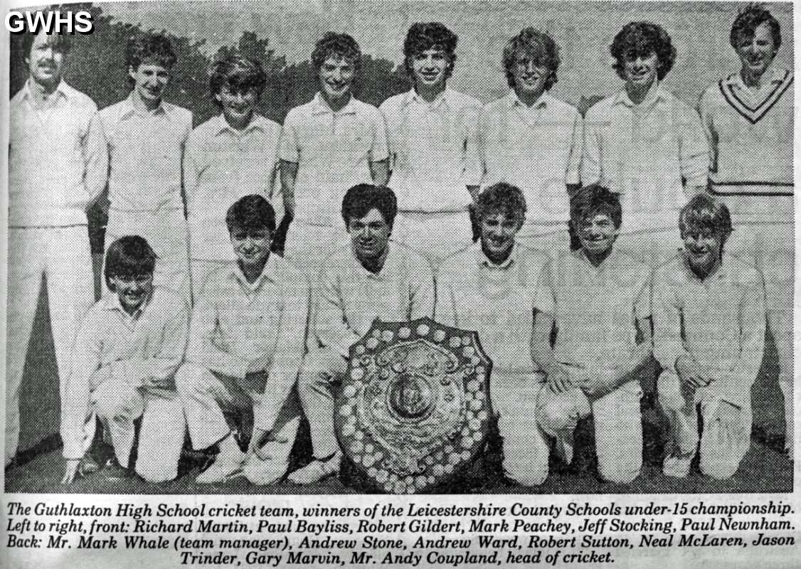33-813 Guthlaxton High School Station Road Wigston Magna 1985